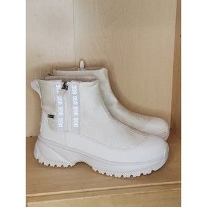 UGG Yose White Zip Waterproof Dry Tech Snow Boots Size 7